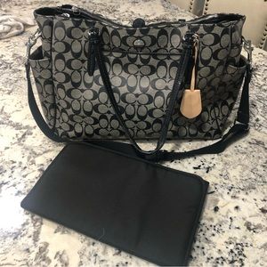 Coach diaper bag